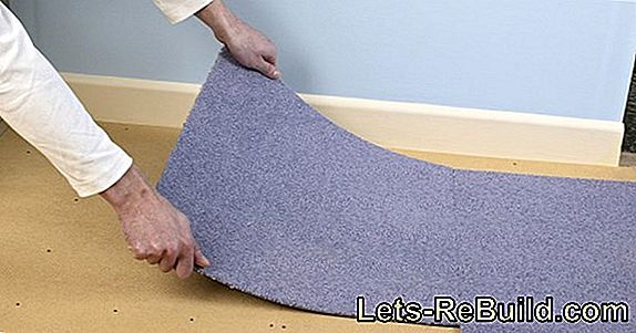 Lay carpet durable on carpet