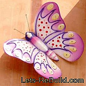 Gör fjäril - fjärilar av filt, papper och konstverk: fjäril