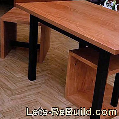 Bouw je eigen tafel met bijpassende krukken - bouw je eigen salontafel: bijpassende
