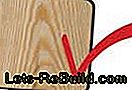 Check wood surfaces - signs for healthy wood: surfaces