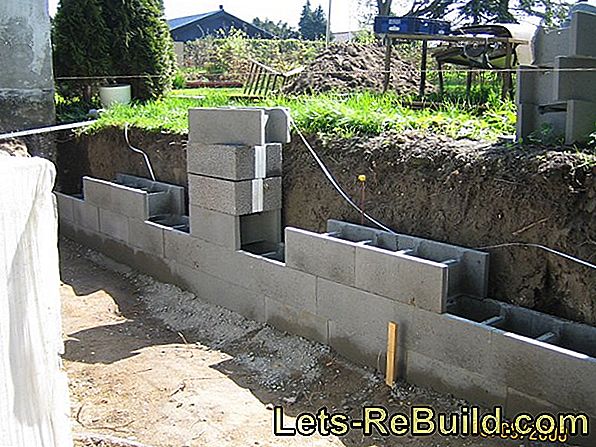 Opbygning af et fundament uden beton