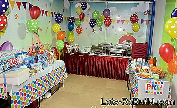 Set up the party room and party
