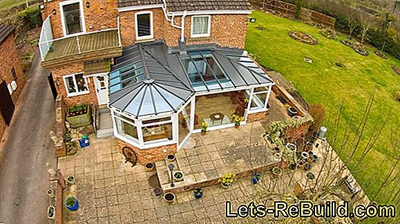 Install a shading inside the conservatory - that's how it works