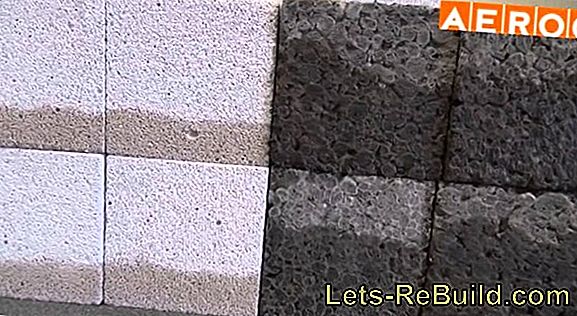 Akytojo betono blokelių matmenys - platus